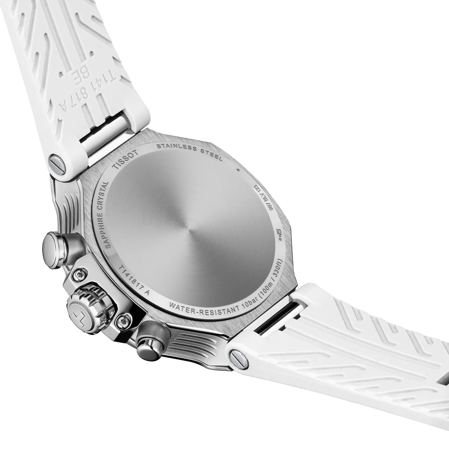Tissot T-Race 38mm White Mother of Pearl Dial Women's Watch T1418179711100