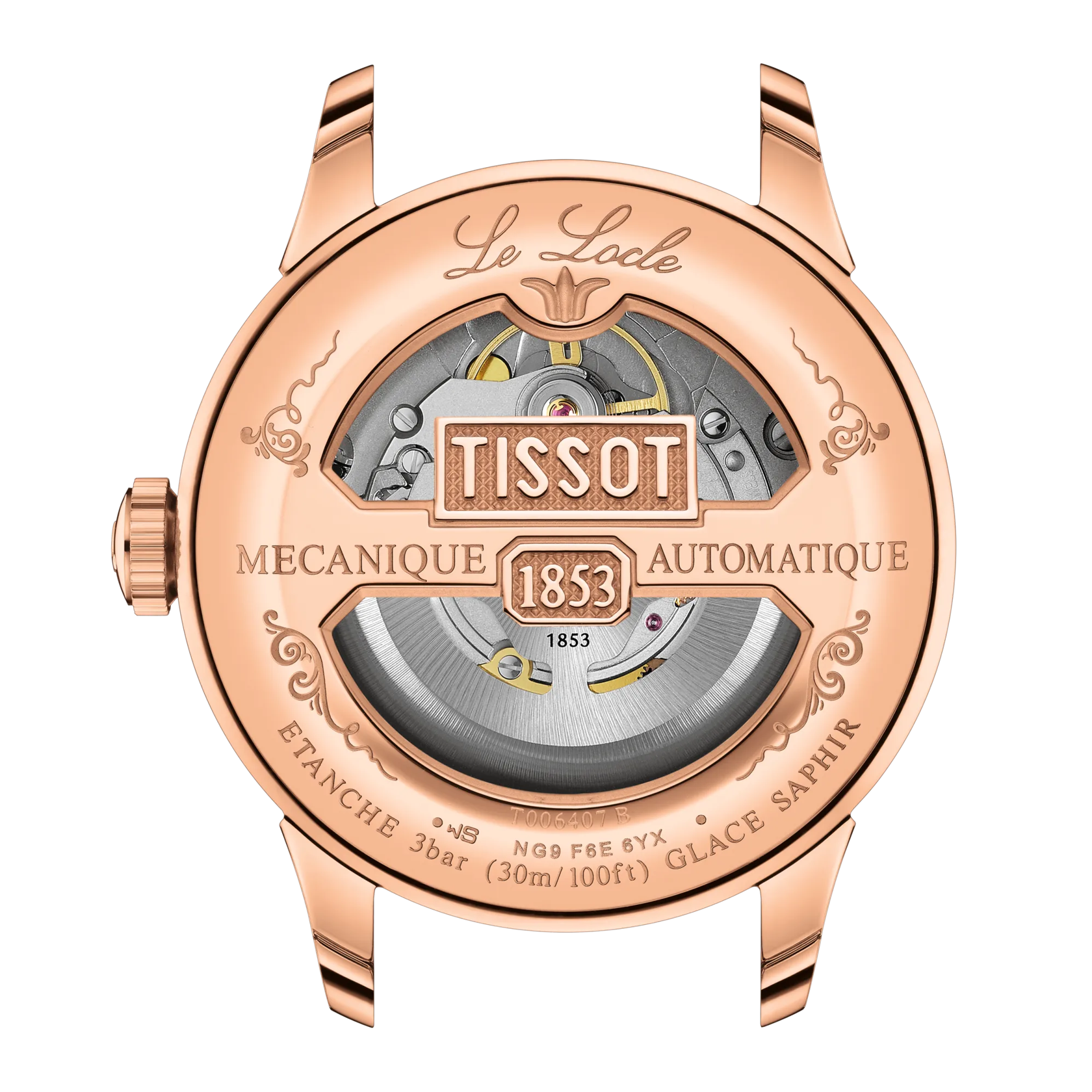 Tissot Le Locle 39.3mm Green Dial Men's Watch T0064073309300