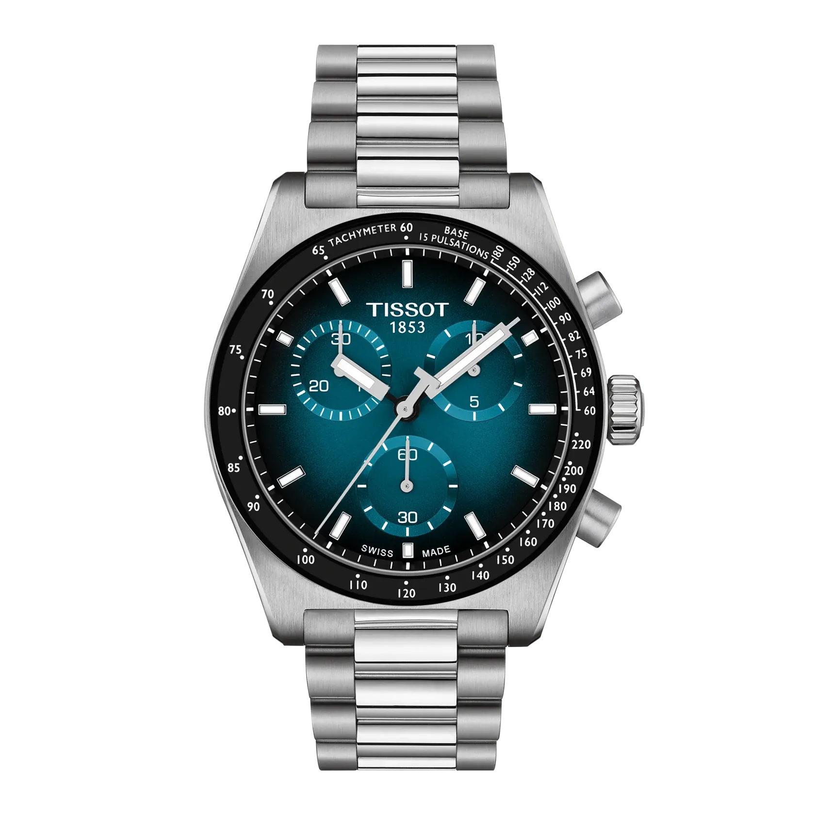 Tissot PR516 Chronograph 40mm Blue-Black Dial Men's Watch T1494171104101