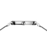 BERING Classic Polished Silver 34mm White Dial Women's Watch 14134-004