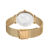 BERING Classic Polished Gold 34mm White Dial Women's Watch 14134-331