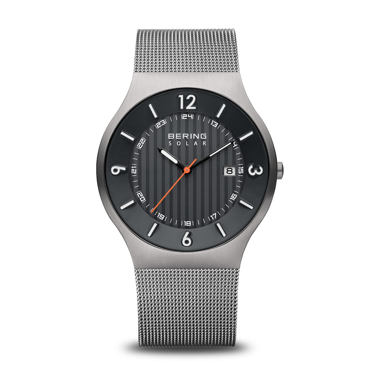 BERING Solar Brushed Grey 40mm Grey Dial Men's Watch 14440-079