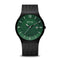 BERING Solar Brushed Black 40mm Green Dial Men's Watch 14440-229
