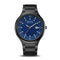 BERING Solar Polished/Brushed Black 42mm Blue Dial Men's Watch 14442-727