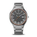BERING Solar Polished/Brushed Grey 42mm Grey Dial Men's Watch 14442-777