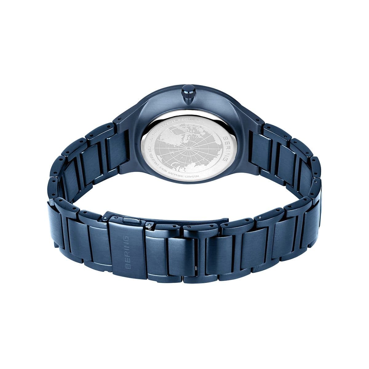 BERING Solar Polished/Brushed Blue 42mm Blue Dial Men's Watch 14442-797