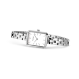 BERING Rectangular Link Watch Silver 20mm White Dial Women's Watch 14520-700