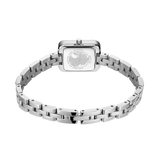 BERING Rectangular Link Watch Silver 20mm White Dial Women's Watch 14520-700