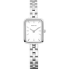 BERING Rectangular Link Watch Silver 20mm White Dial Women's Watch 14520-700