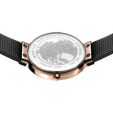 BERING Classic Polished/Brushed Rose Gold 31mm Black Dial Women's Watch 14531-166