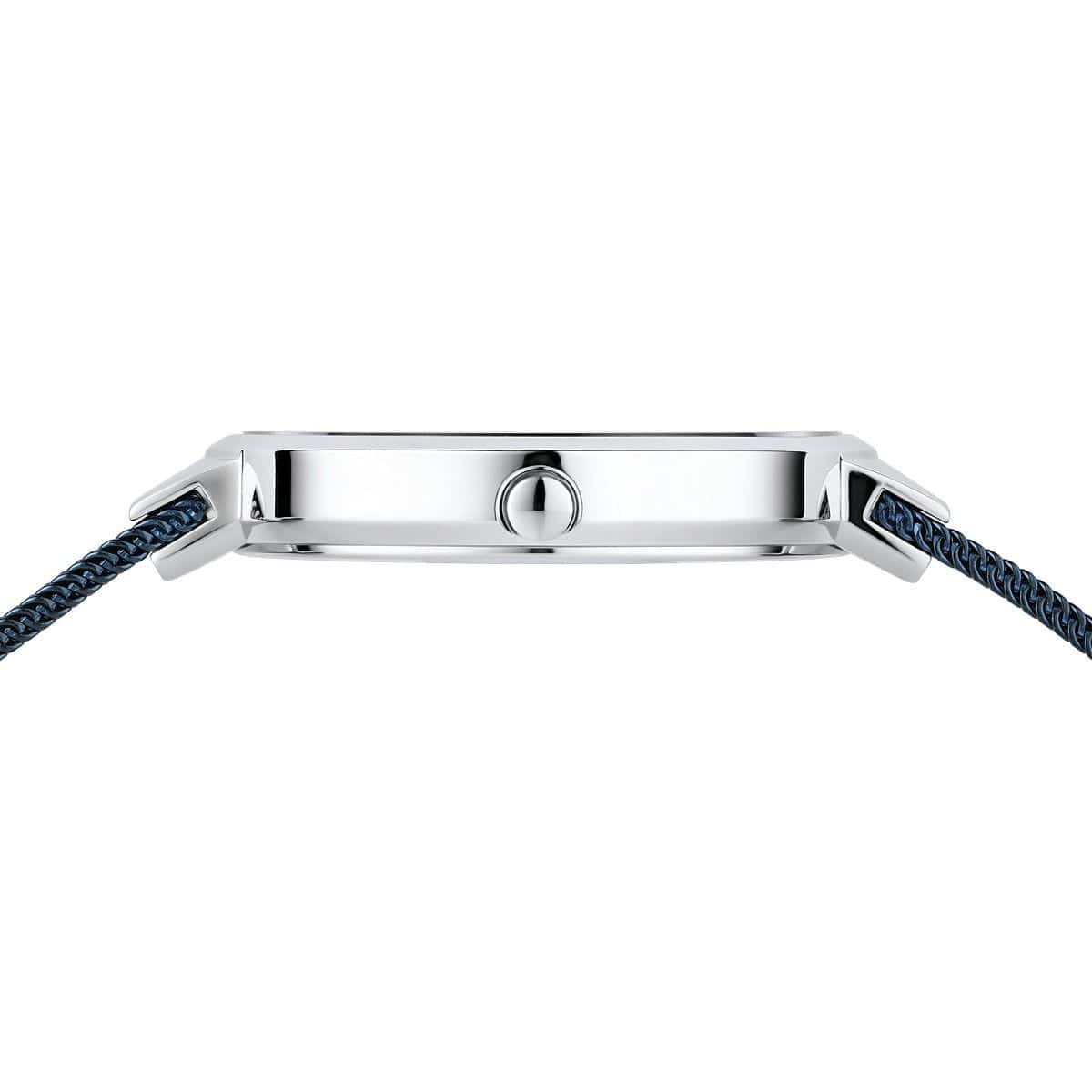 BERING Classic Polished/Brushed Silver 31mm Blue Sunray Dial Women's Watch 14531-307