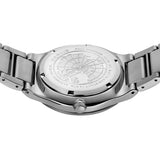 BERING Titanium Brushed Silver 40mm Blue Sunray Dial Men's Watch 15139-707