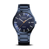BERING Titanium Brushed Blue 39mm Blue Dial Men's Watch 15239-797