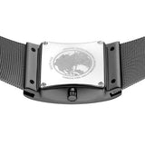 BERING Solar Polished Grey 33mm Black Dial Men's Watch 16433-377