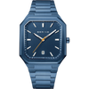 BERING Square Link Watch Blue 35mm Blue Dial Men's Watch 16537-797