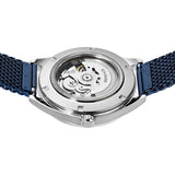 BERING Automatic Polished/Brushed Silver 43mm Blue Sunray Men's Watch 16743-307