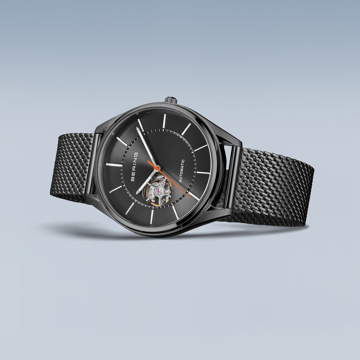 BERING Automatic Polished/Brushed Grey 43mm Grey Sunray Men's Watch 16743-377