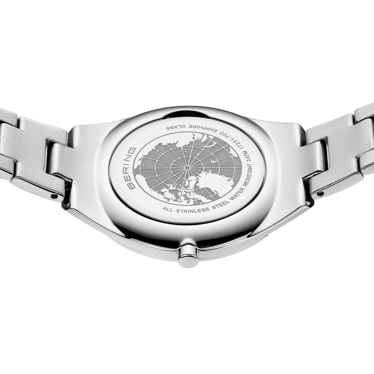 BERING Ultra Slim Polished/Brushed Silver 31mm Silver Sunray Dial Women's Watch 17231-700
