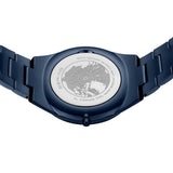 BERING Ultra Slim Polished/Brushed Blue 40mm Blue Sunray Dial Men's Watch 17240-797