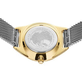 BERING Solar Polished Gold 35mm White Sunray Dial Women's Watch 17331-010