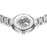 BERING Classic Polished Silver 30mm Grey Diamond Dial Women's Watch 17529-700