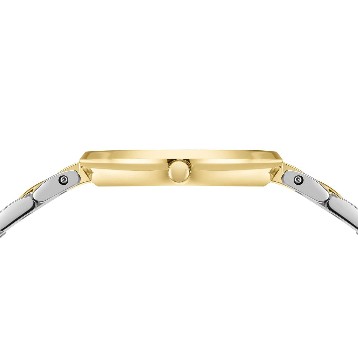 BERING Classic Polished Gold 30mm Silver Diamond Dial Women's Watch 17529-710