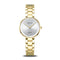 BERING Classic Polished Gold 30mm Silver Sunray Dial Women's Watch 17529-730