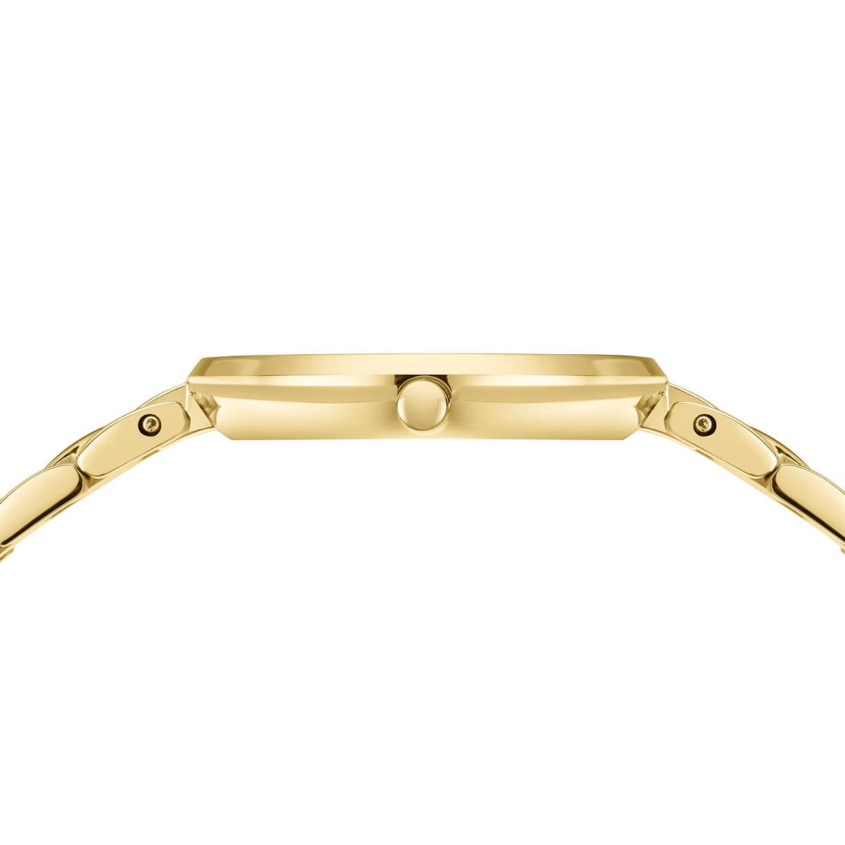 BERING Classic Polished Gold 30mm Silver Sunray Dial Women's Watch 17529-730