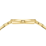 BERING Classic Polished Gold 30mm Silver Sunray Dial Women's Watch 17529-730