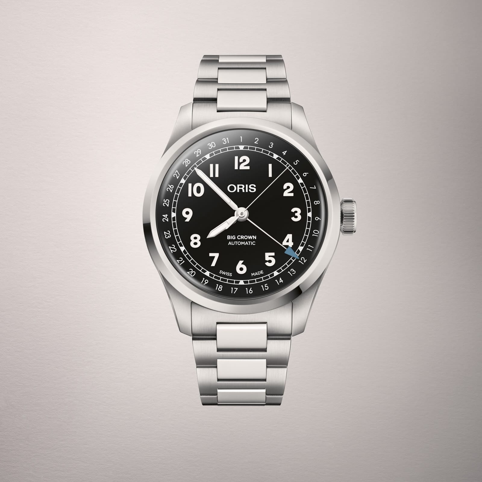 Oris Big Crown Pointer Date 40mm Black Dial Men's Watch 01 754 7798 4064-07 8 20 06