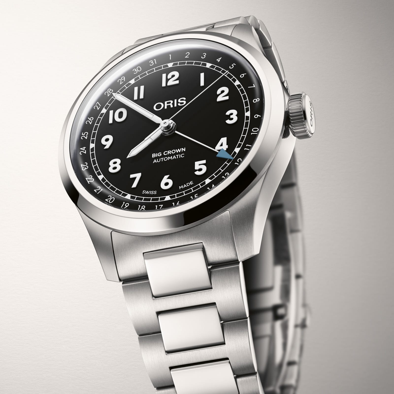 Oris Big Crown Pointer Date 40mm Black Dial Men's Watch 01 754 7798 4064-07 8 20 06