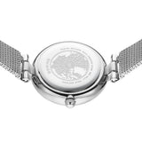BERING Classic Polished Silver 24mm Silver Diamond Dial Women's Watch 17724-000