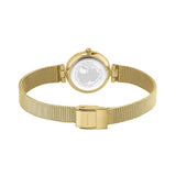 BERING Classic Polished Gold 24mm Silver Diamond Dial Women's Watch 17724-330