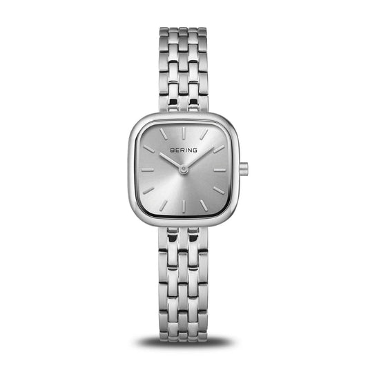 BERING Classic Brushed Silver 26mm White Dial Women's Watch 17926-704