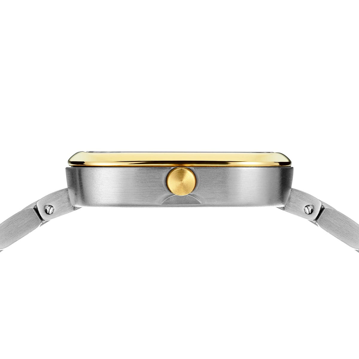 BERING Classic Brushed Silver/Gold 26mm Silver Dial Women's Watch 17926-714