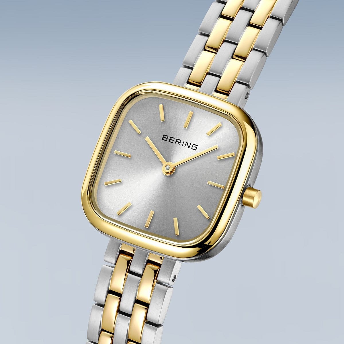 BERING Classic Brushed Silver/Gold 26mm Silver Dial Women's Watch 17926-714