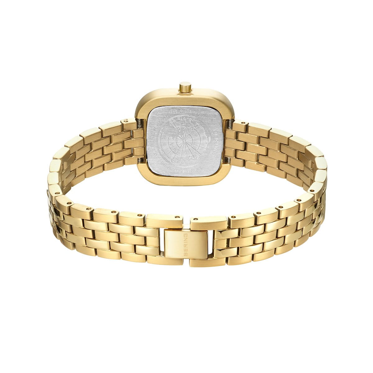 BERING Classic Polished Gold 26mm White Dial Women's Watch 17926-734