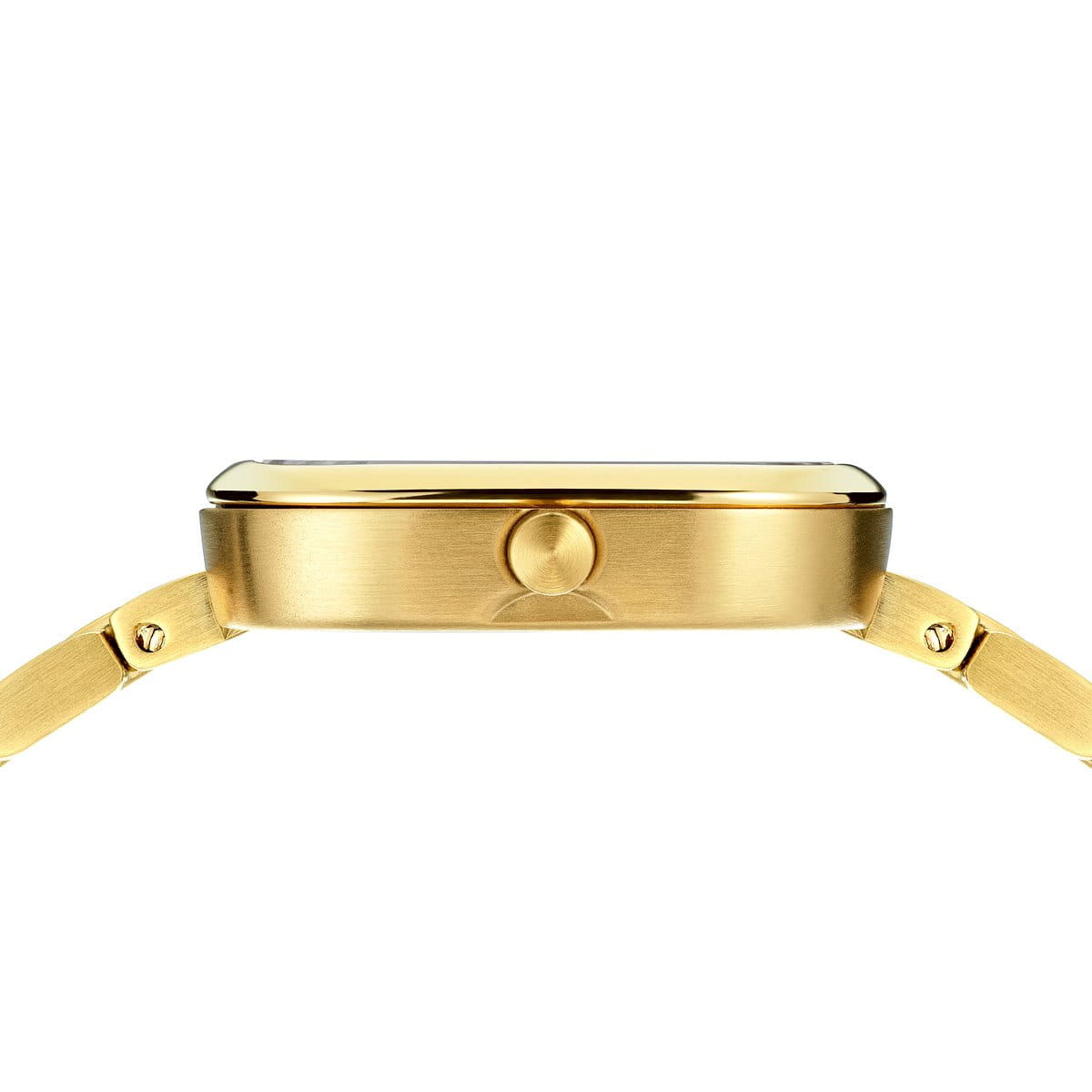 BERING Classic Polished Gold 26mm White Dial Women's Watch 17926-734