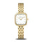BERING Classic Polished Gold 26mm White Dial Women's Watch 17926-734