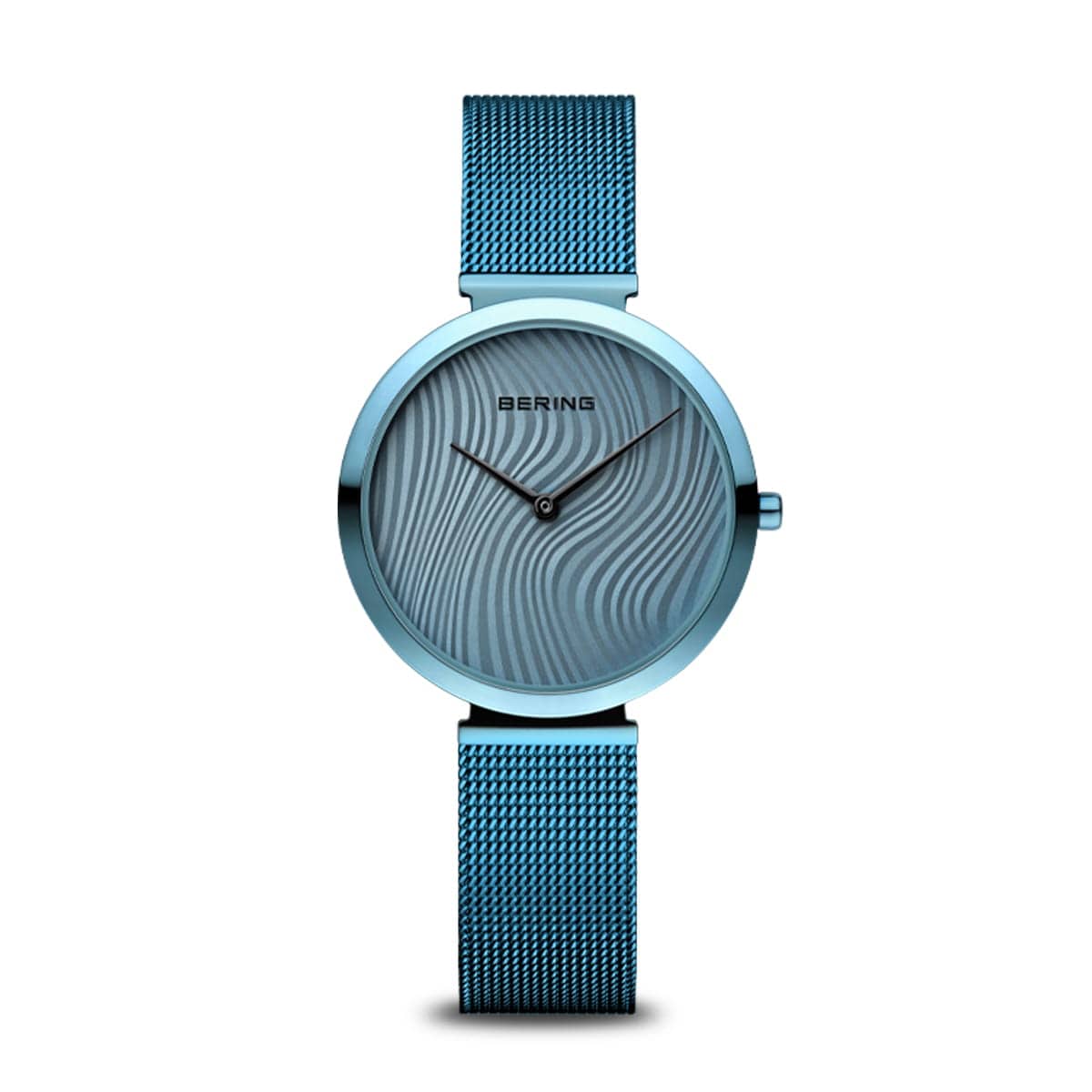 BERING Charity Polished Blue 32mm Blue Sunray Dial Women's Watch 18132-Charity2