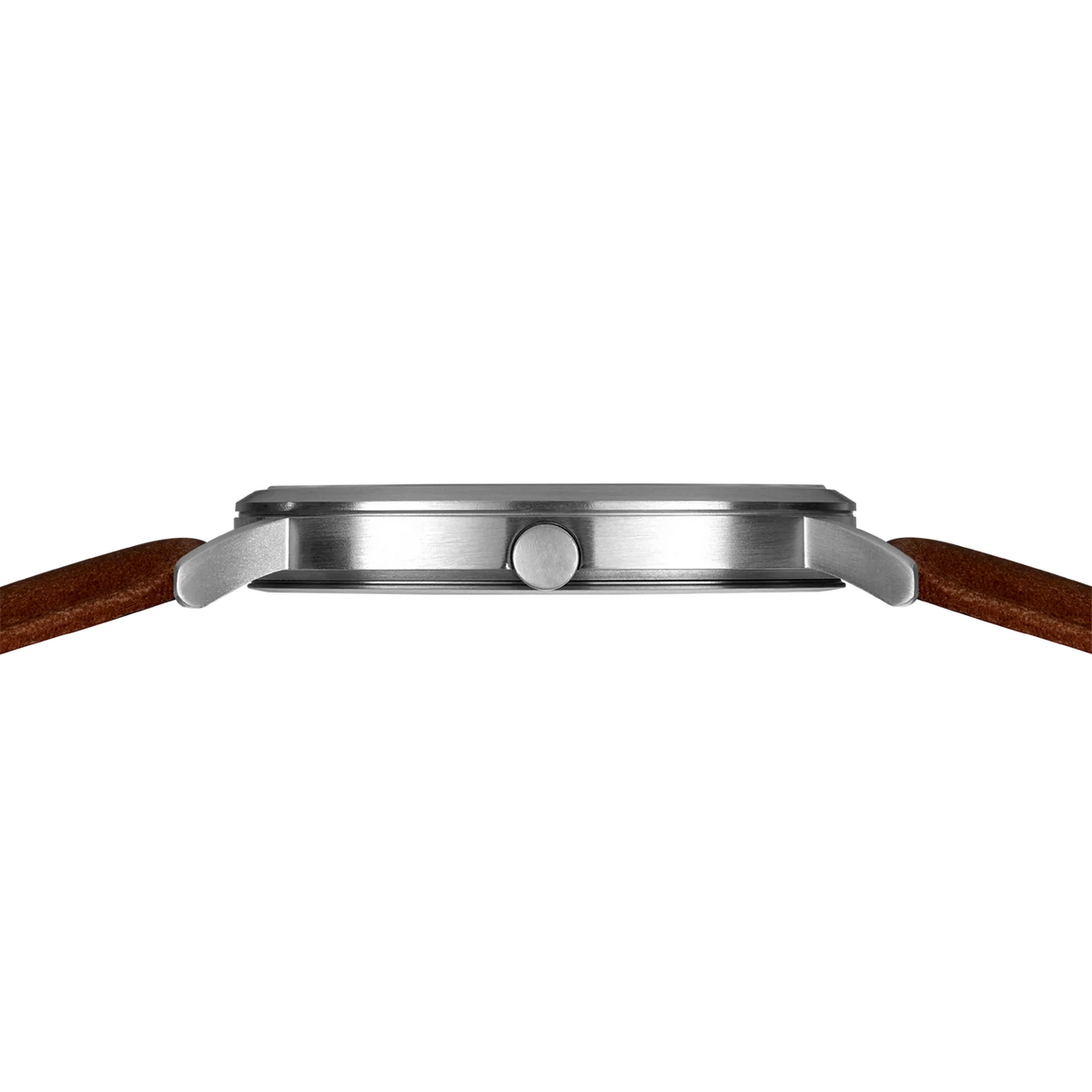 BERING Maxi Titanium Date Numerical Watch Blue Brown 40mm Blue Dial Men's Watch 18640-505