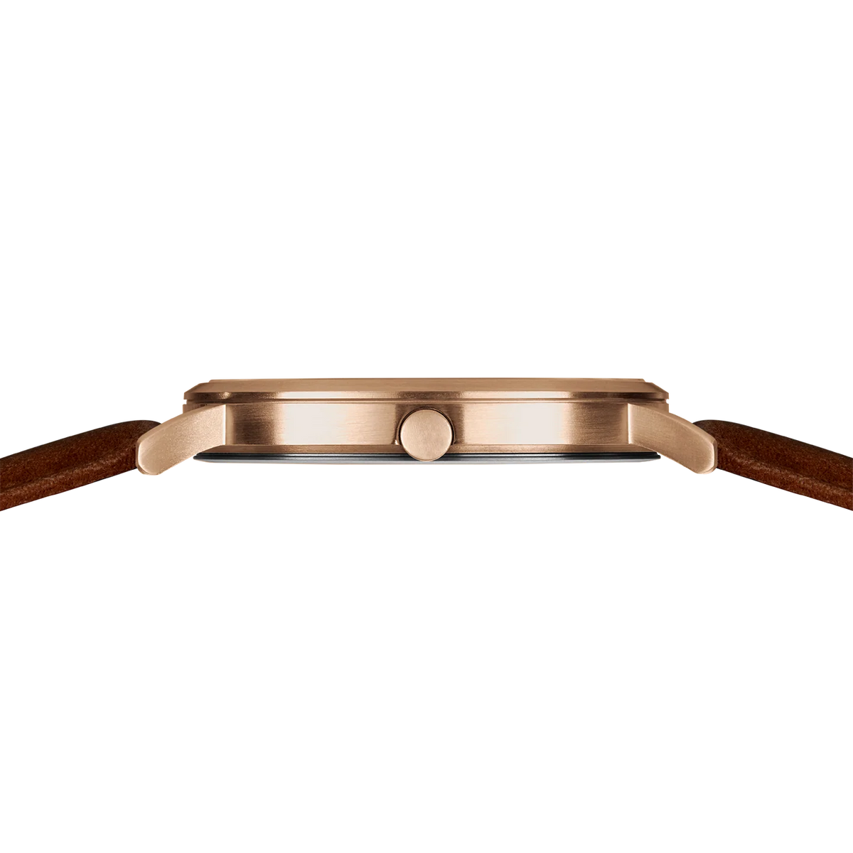 BERING Maxi Titanium Date Numerical Watch Blue Rose Gold 40mm Blue Dial Men's Watch 18640-569
