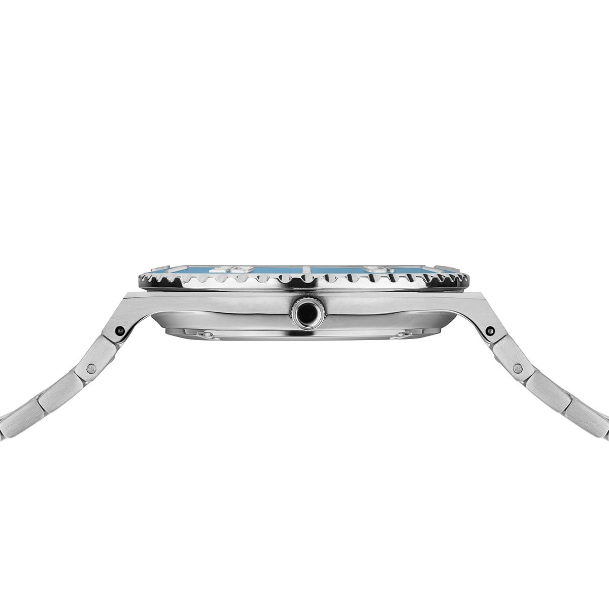 BERING Classic Polished/Brushed Silver 36mm Blue Sunray Dial Women's Watch 18936-705