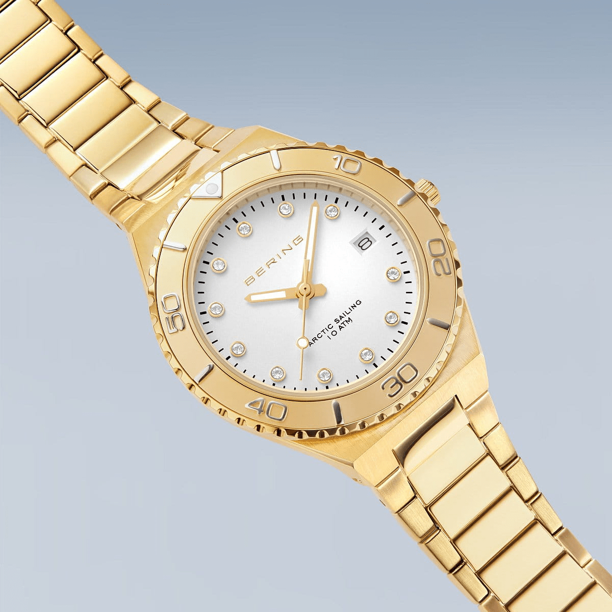 BERING Classic Polished/Brushed Gold 36mm Women's Watch 18936-734
