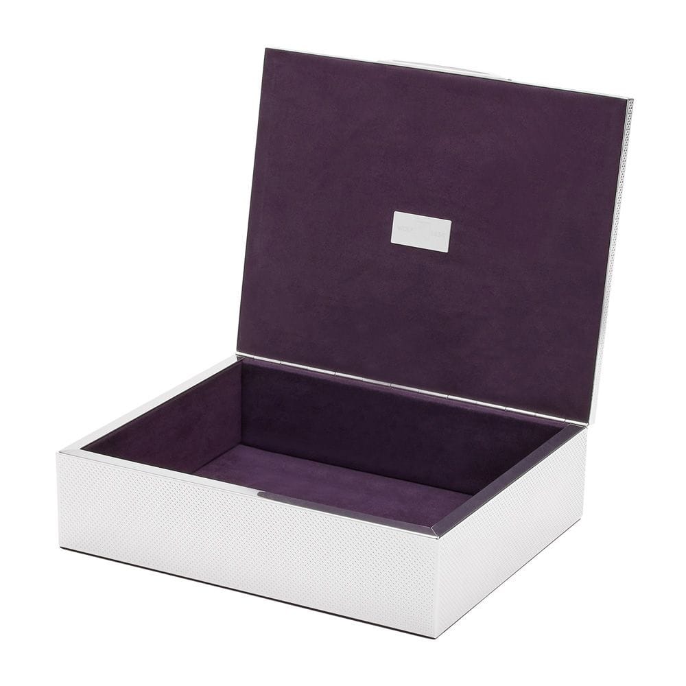 WOLF Silver Medium Watch Jewellery and Legacy Box 190001