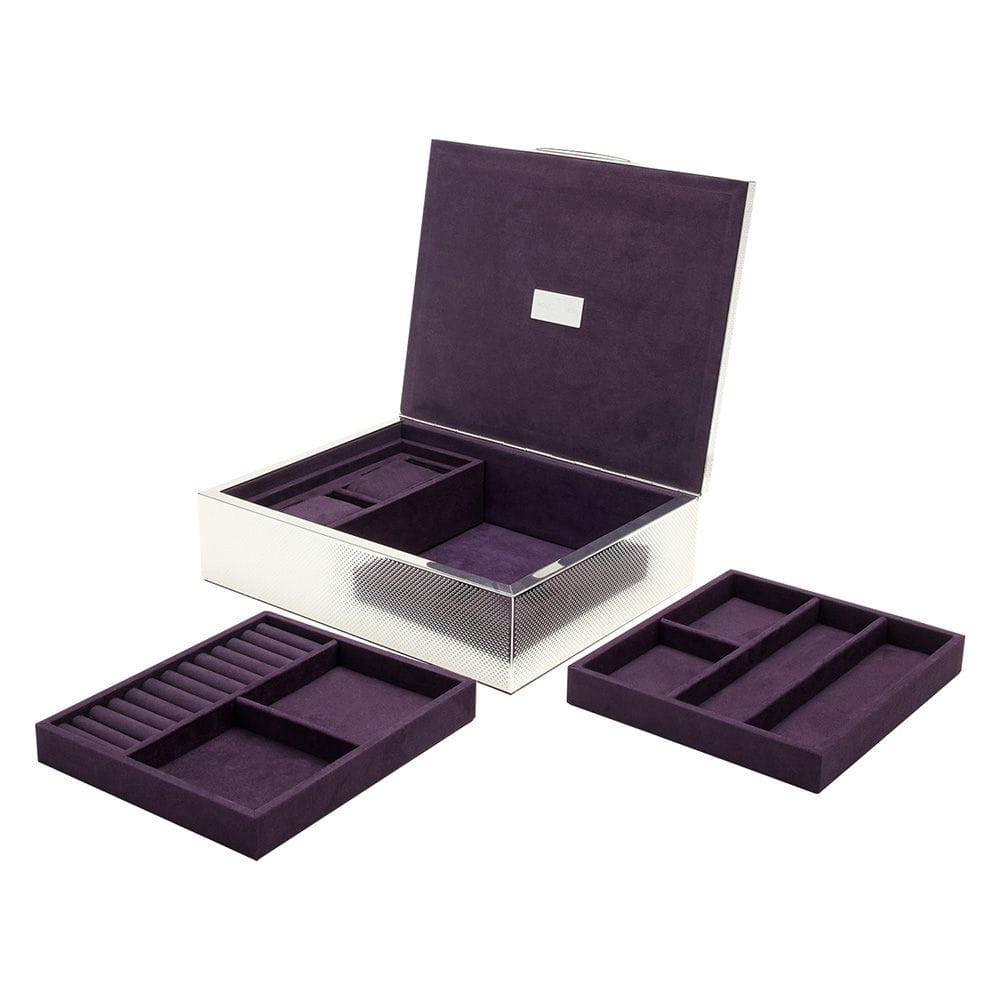 WOLF Silver Medium Watch Jewellery and Legacy Box 190001