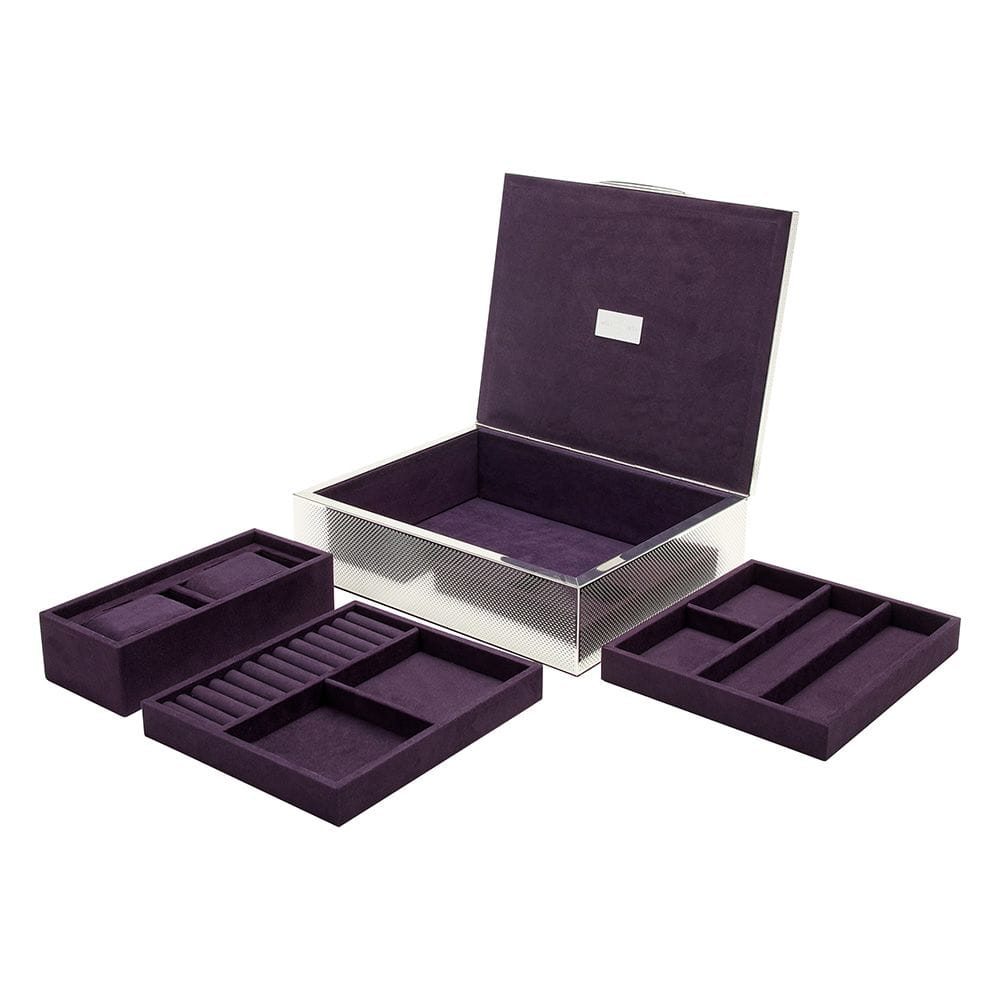 WOLF Silver Medium Watch Jewellery and Legacy Box 190001
