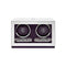WOLF Silver Double Watch Winder 190004