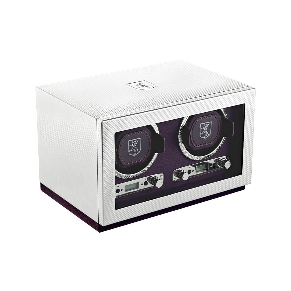 WOLF Silver Double Watch Winder 190004