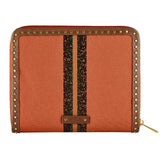 WOLF Ida Travel Zip Jewellery Portfolio Orange 190046